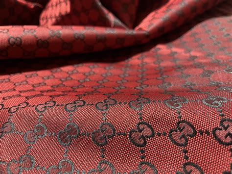 gucci fabric print
